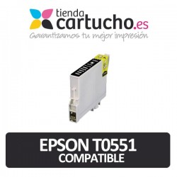 CARTUCHO COMPATIBLE EPSON T0551 NEGRO