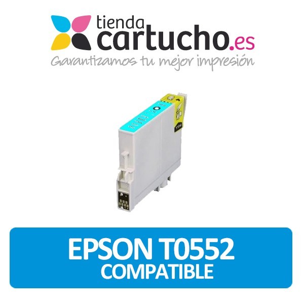 CARTUCHO COMPATIBLE EPSON T0552 CYAN CARTUCHO COMPATIBLE EPSON T0552 CYAN