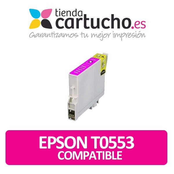 CARTUCHO COMPATIBLE EPSON T0553 MAGENTA