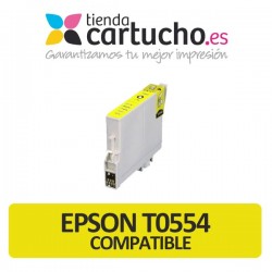 CARTUCHO COMPATIBLE EPSON T0554 AMARILLO