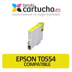 CARTUCHO COMPATIBLE EPSON T0554 AMARILLO