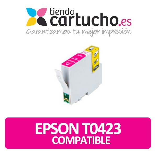 CARTUCHO MAGENTA COMPATIBLE EPSON T0423