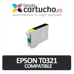 CARTUCHO NEGRO COMPATIBLE EPSON T0321