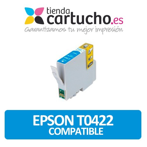 CARTUCHO CYAN COMPATIBLE EPSON T0422