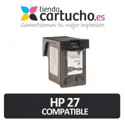 CARTUCHO DE TINTA HP 27 (17ml.) REMANUFACTURADO PREMIUM (SUSTITUYE CARTUCHO ORIGINAL REF. C8727AE)