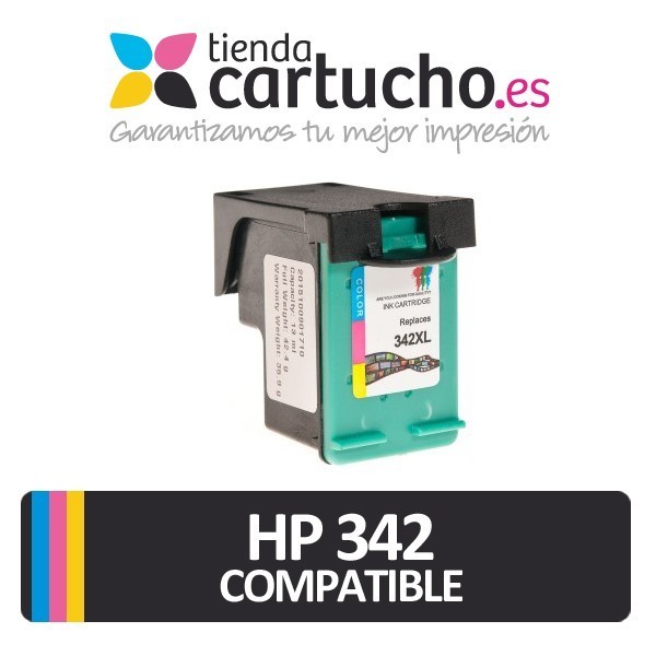 CARTUCHO DE TINTA HP 342 (15ml.) REMANUFACTURADO PREMIUM (SUSTITUYE CARTUCHO ORIGINAL REF. C9361EE)