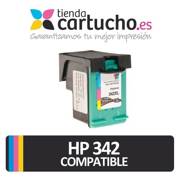 CARTUCHO DE TINTA HP 342 (15ml.) REMANUFACTURADO PREMIUM (SUSTITUYE CARTUCHO ORIGINAL REF. C9361EE) CARTUCHO DE TINTA HP 342 (15ml.) REMANUFACTURADO PREMIUM (SUSTITUYE CARTUCHO ORIGINAL REF. C9361EE)