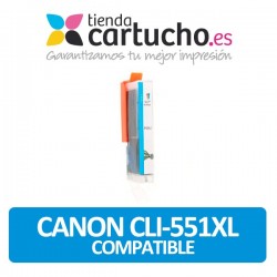 Cartucho Compatible CANON CLI-551XL CYAN para impresoras PIXMA iP7250 / MG5450 / MG6350