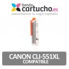 Cartucho Compatible CANON CLI-551XL GRIS para impresoras PIXMA iP7250 / MG5450 / MG6350