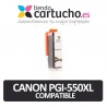 Cartucho Compatible CANON PGI-550XL NEGRO Alta Capacidad para impresoras PIXMA iP7250 / MG5450 / MG6350