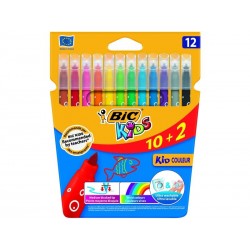 Bic Kids Rotuladores ultralavables Couleur 10+2 colores