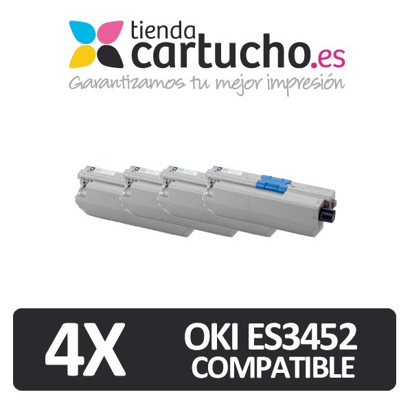 Pack 4 Toner Oki Compatible ES3452/5431/5462 (Elija colores Pack 4 Toner Oki Compatible ES3452/5431/5462 (Elija colores