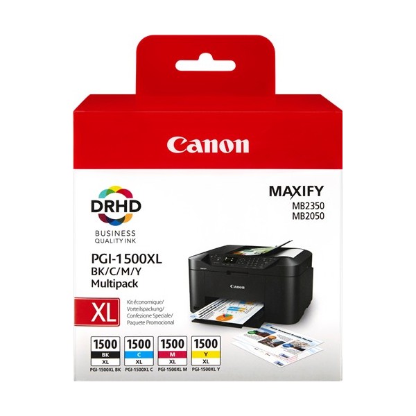 Canon PGI-1500XL Amarillo Cartucho De Tinta Original Alta Capacidad