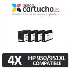 PACK 4 HP 950XL / 951XL compatibles (ELIJA COLORES)