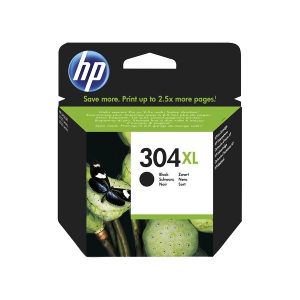 HP 304XL Negro Tinta Original 