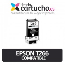 Cartucho de tinta compatible Epson T266 Negro
