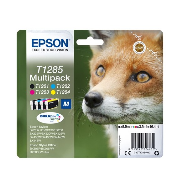 MULTIPACK ORIGINAL EPSON T1285 C13T12854012