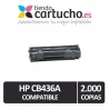 Toner HP CB436A compatible, sustituye al toner original HP CB436A, REF. CB436A