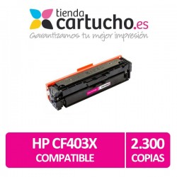 Toner Magenta HP 201X compatible de alta capacidad - (CF403X)