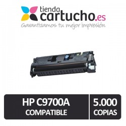 Toner NEGRO HP C9700A compatible, sustituye al toner original C9700A