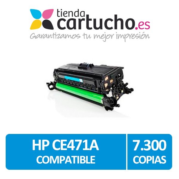 Toner HP CE741A Cyan compatible