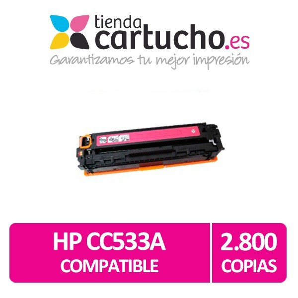 TONER COMPATIBLE HP CC533A / CANON CRG 718 MAGENTA