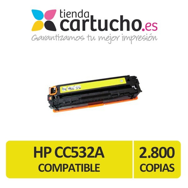 TONER COMPATIBLE HP CC532A / CANON CRG 718 AMARILLO