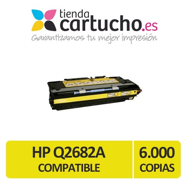 Toner AMARILLO HP Q2682A compatible, sustituye al toner original Q2682A