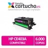 Toner MAGENTA Compatible HP CE403 (507A) para impresoras HP Laserjet Enterprise 500color M551/M551N/M551DN/M551XH