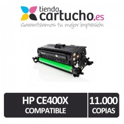 HP Toner NEGRO Compatible CE400 (507A) para impresoras HP Laserjet Enterprise 500color M551/M551N/M551DN/M551XH