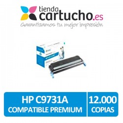 Toner cyan compatible HP C9731A Premium G&G
