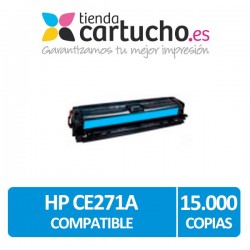 HP toner CYAN CE271A (650A) compatible para impresoras HP Color Laserjet CP5520 / CP5525 / CP5525N / CP5525DN / CP5525XH