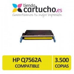 Toner Amarillo compatible HP Q7562A, sustituye al toner original Q7562A