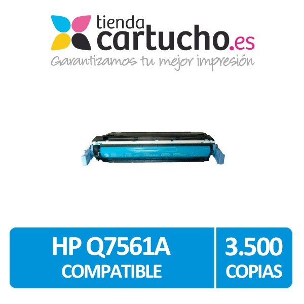 Toner Cyan compatible HP Q7561A - sustituye al toner original Q7561A