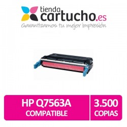 Toner Magenta compatible HP Q7563A, sustituye al toner original Q7563A