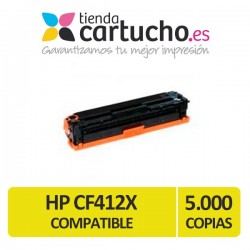 Toner HP CF412X Compatible Amarillo