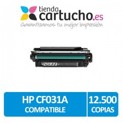 Toner CYAN compatible HP CF031A (646A) impresora HP Color Laserjet Enterprise CM4540 / CM4540F / CM4540MFP / CM4540FSKM 