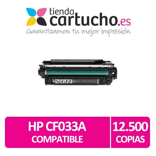 Toner HP CF033A AMARILLO compatible para impresoras HP Color Laserjet Enterprise CM4540 / CM4540F / CM4540MFP / CM4540FSKM 