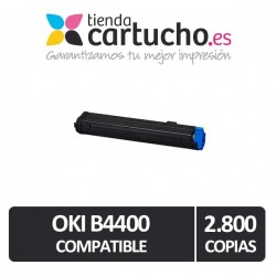 Toner OKI B4400-B4600 compatible, sustituye al toner original OKI B4400-B4600, REF. 43502302