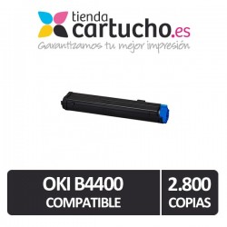 Toner OKI B4400-B4600 compatible, sustituye al toner original OKI B4400-B4600, REF. 43502302