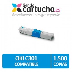 Toner CYAN OKI C301 compatible