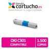 Toner MAGENTA OKI C301 compatible