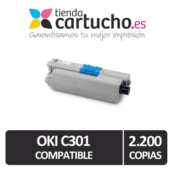 Toner NEGRO OKI C301 compatible