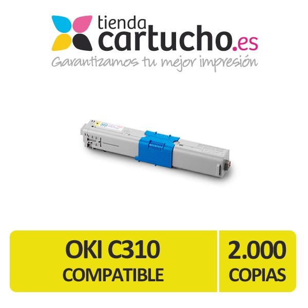  Toner Compatible OKI C310 C330 C331 C510 C511 C530 C531 MC351 MC352 MC361 MC362 MC561 MC562 Amarillo 2k 