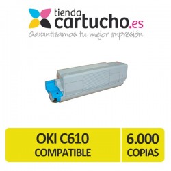 Toner AMARILLO OKI C610 compatible