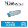 Toner CYAN OKI C5800/C5900 compatible, sustituye al toner original OKI 43324423