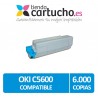 Toner CYAN OKI C5600/C5700 compatible, sustituye al toner original OKI 43324407 
