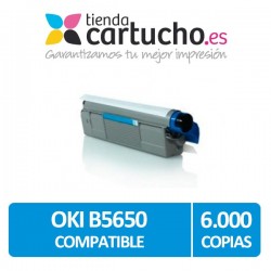 TONER CYAN OKI C5650/C5750 compatible, sustituye al toner original OKI 43865707