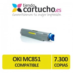 Toner OKI MC851 / MC861 Amarillo Compatible
