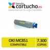 Toner OKI MC851 / MC861 Amarillo Compatible